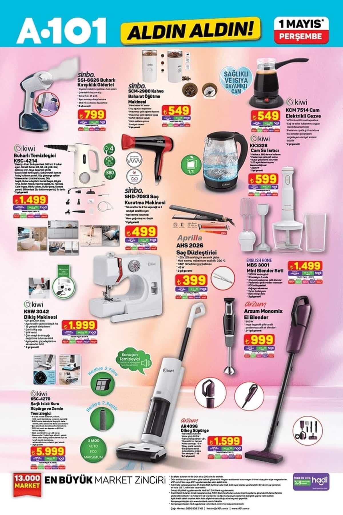 A101 katalog 1 mayis 2025