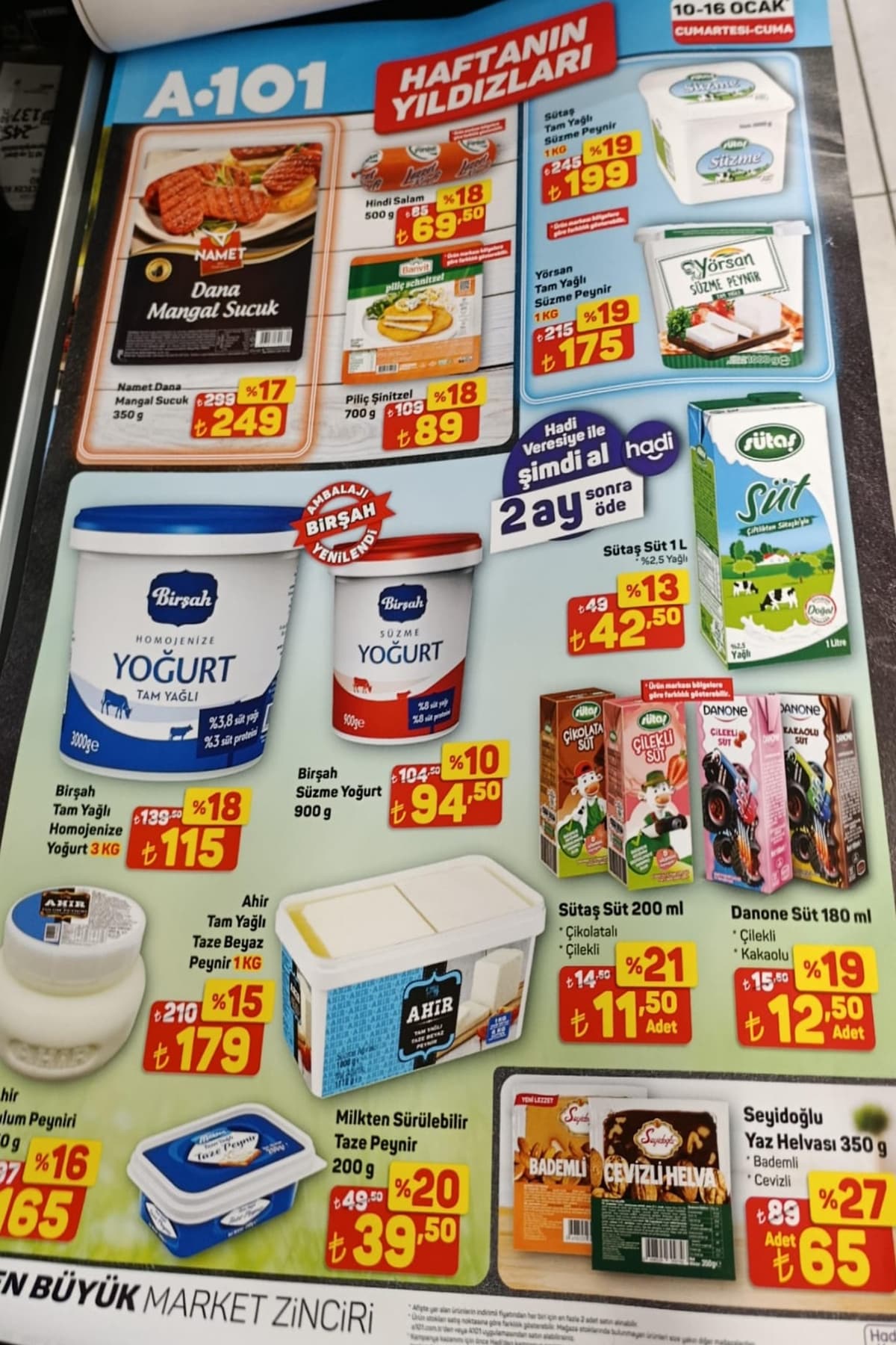 10 ocak 2026 A101 katalogu