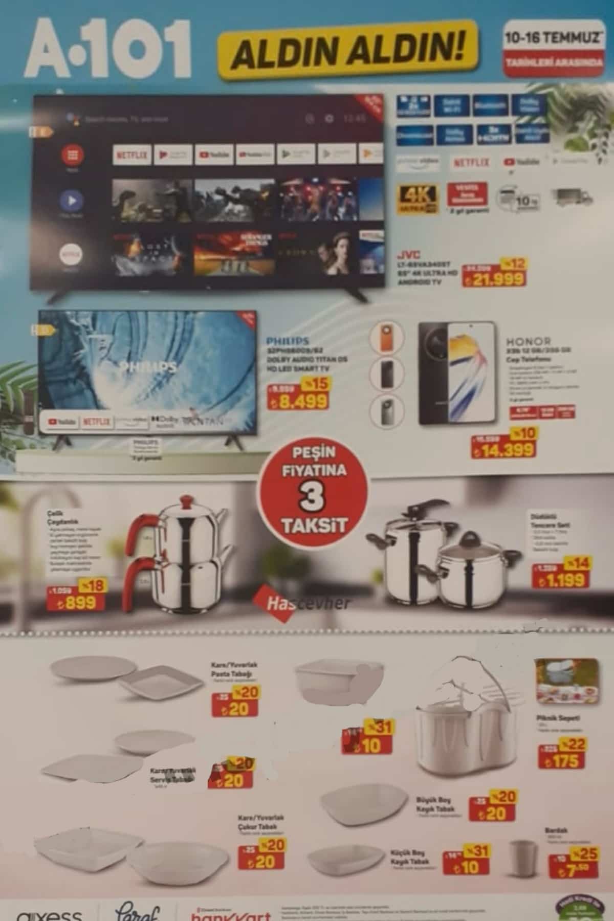 10 temmuz 2025 A101 katalogu