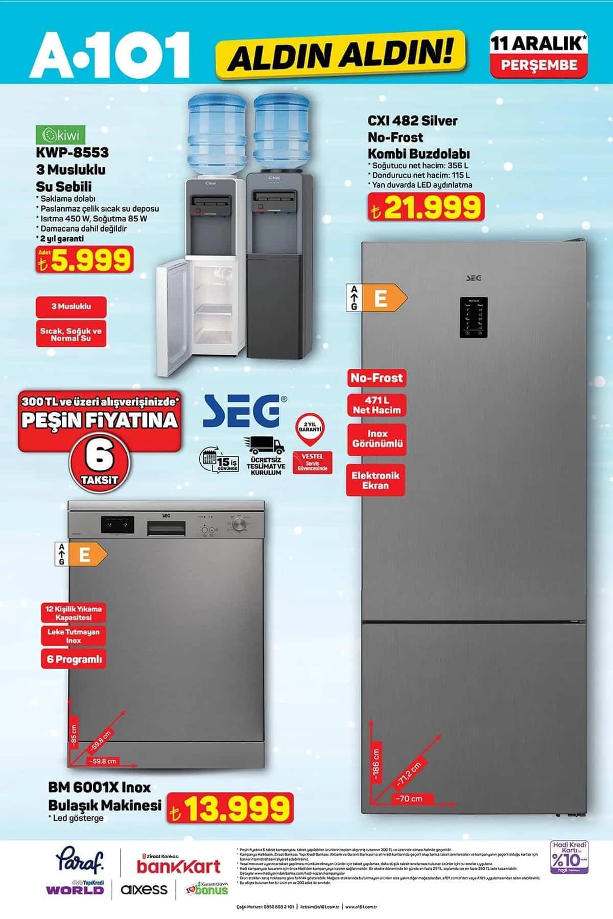 11 aralik 2025 A101 katalogu