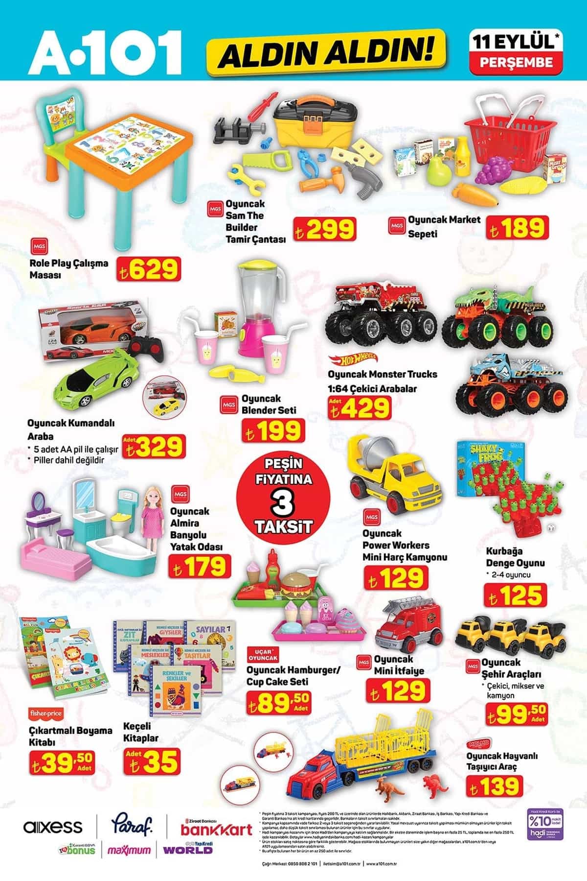 A101 katalog 11 eylul 2025