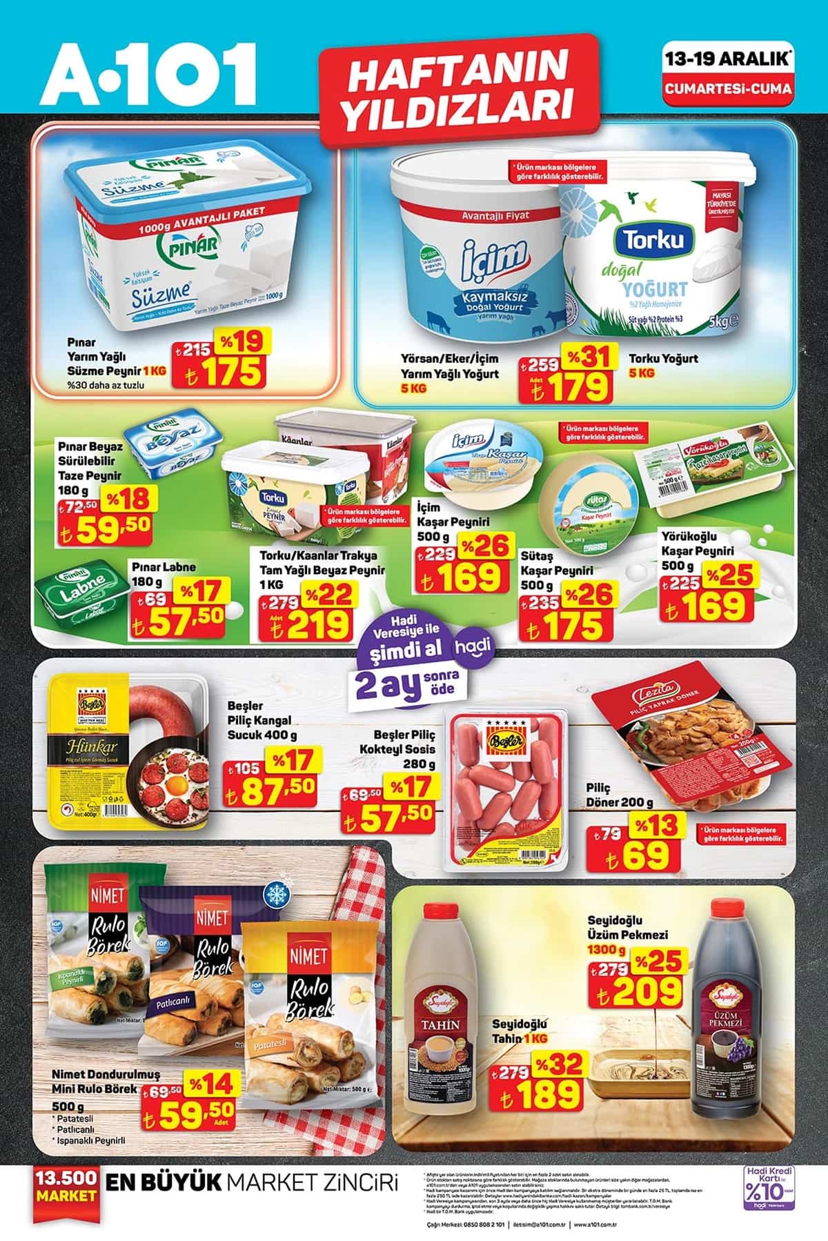 13 aralik 2025 A101 katalogu