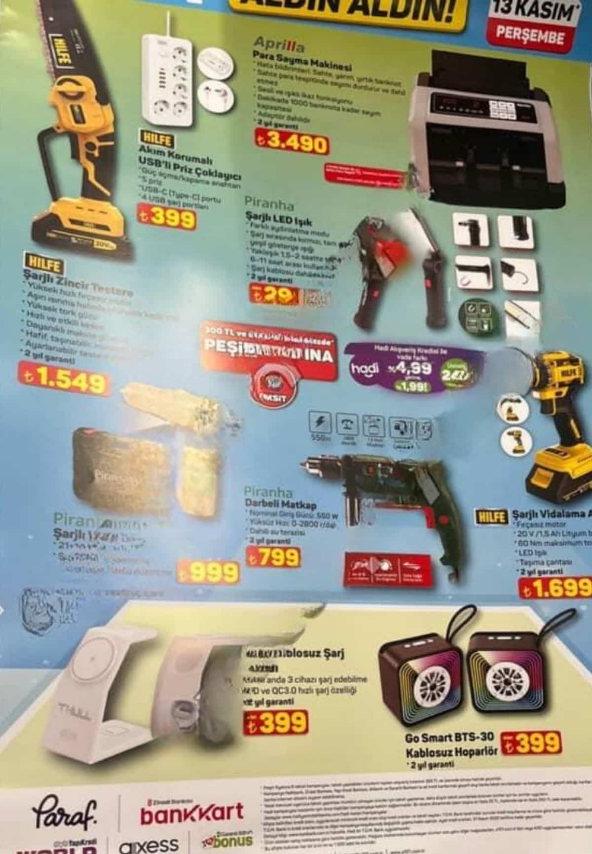 13 kasim 2025 A101 aktuel