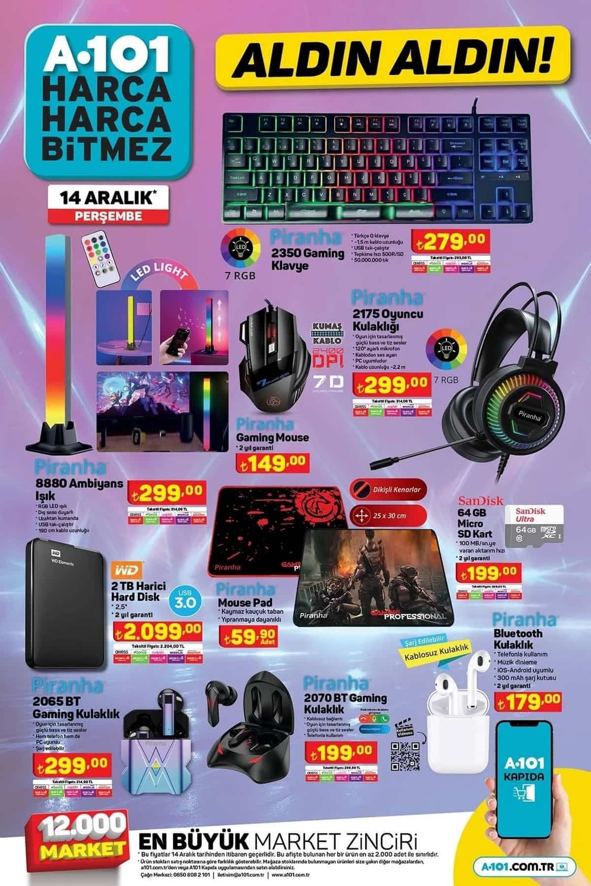 A101 katalog 14 aralik 2023