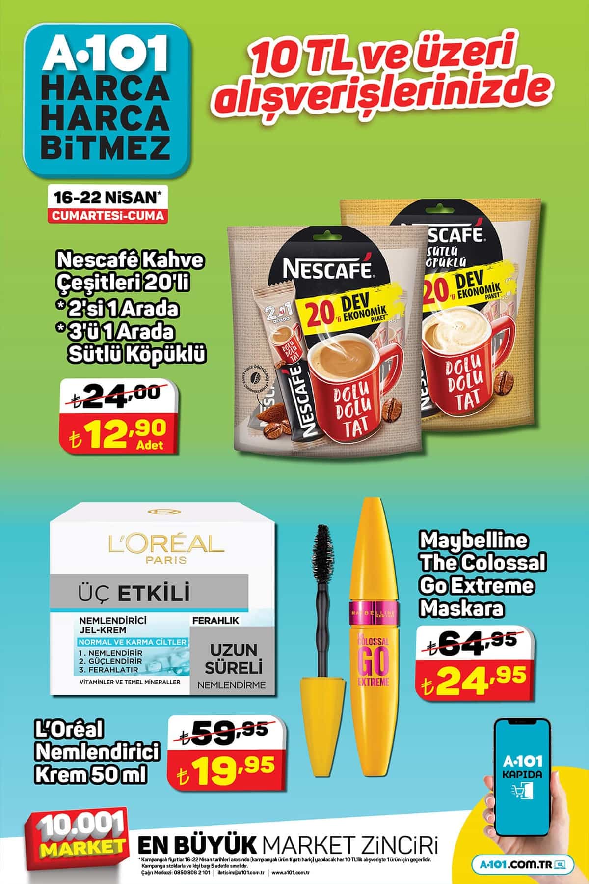 a101 16 nisan 2022 aktuel urunler