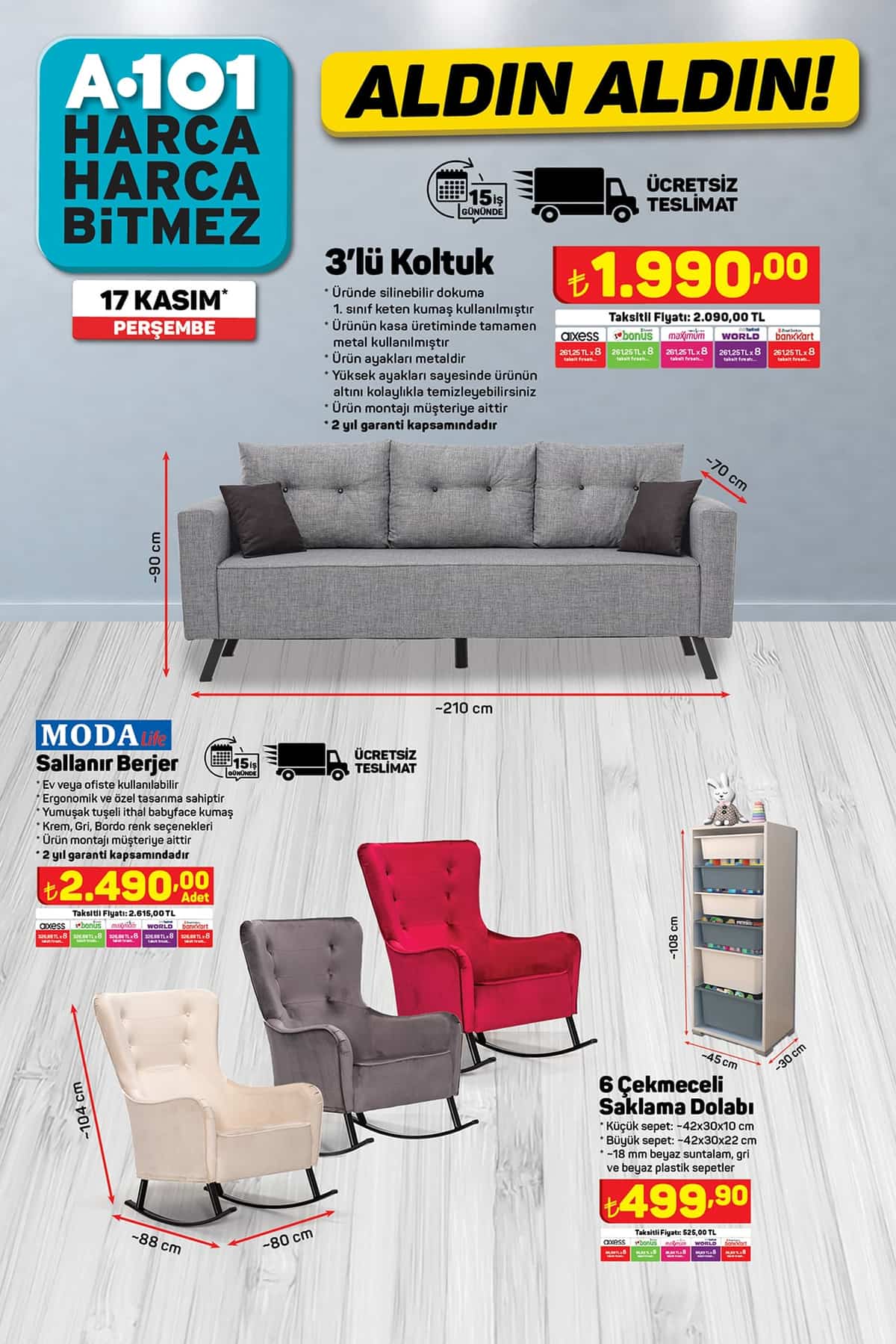 a101 katalogu 17 kasim 2022