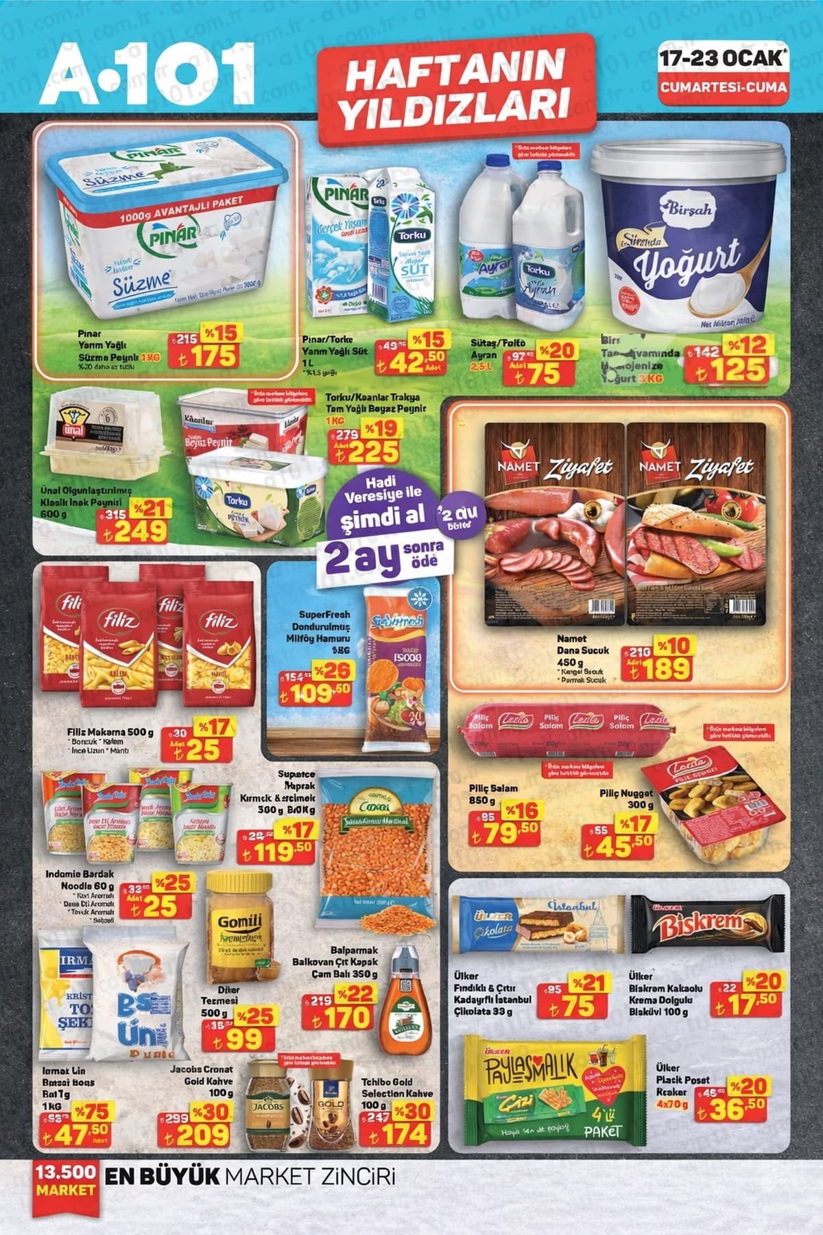 17 ocak 2026 A101 katalogu