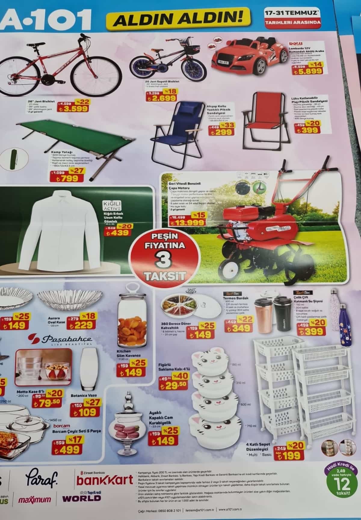 a101 katalog 17 temmuz 2025