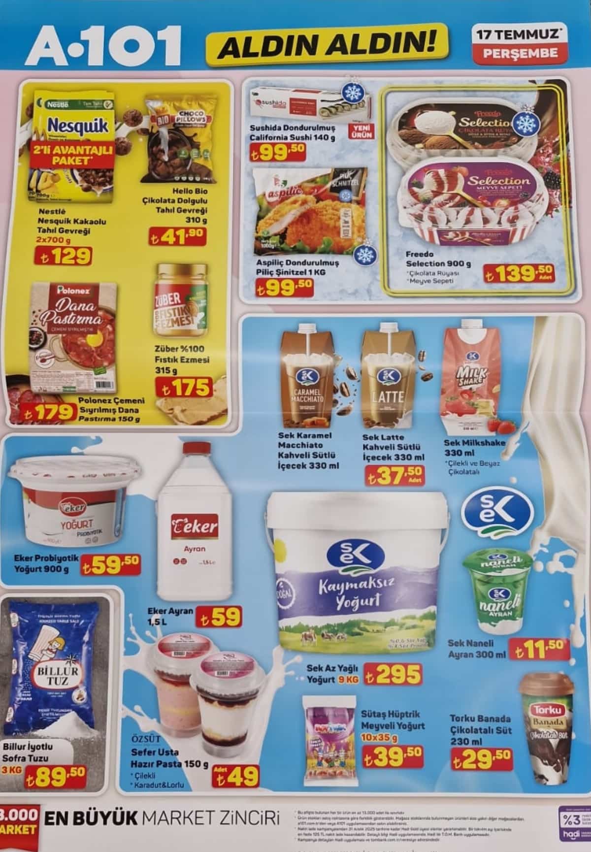 17 temmuz A101 katalog 2025