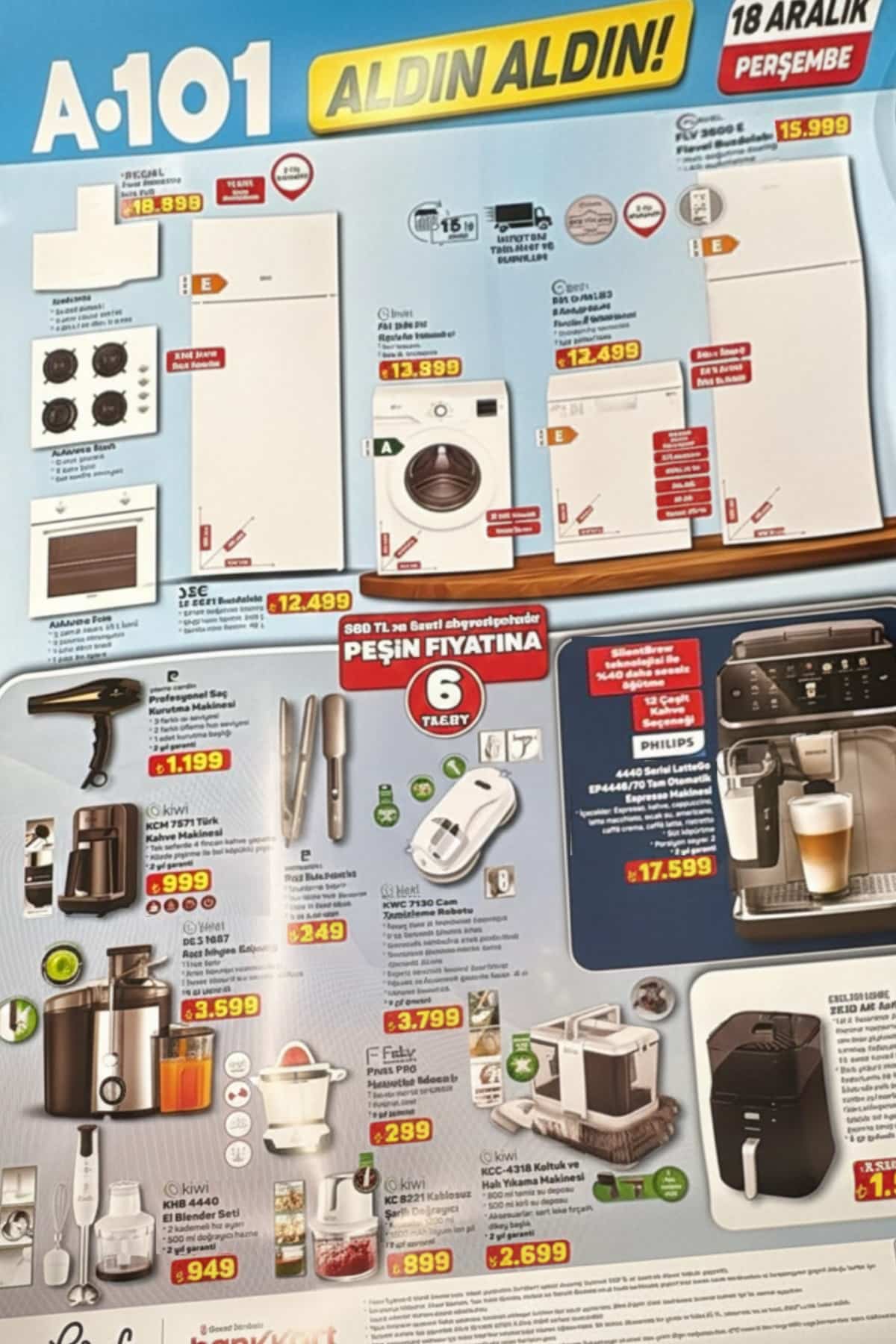 18 aralik 2025 A101 katalogu