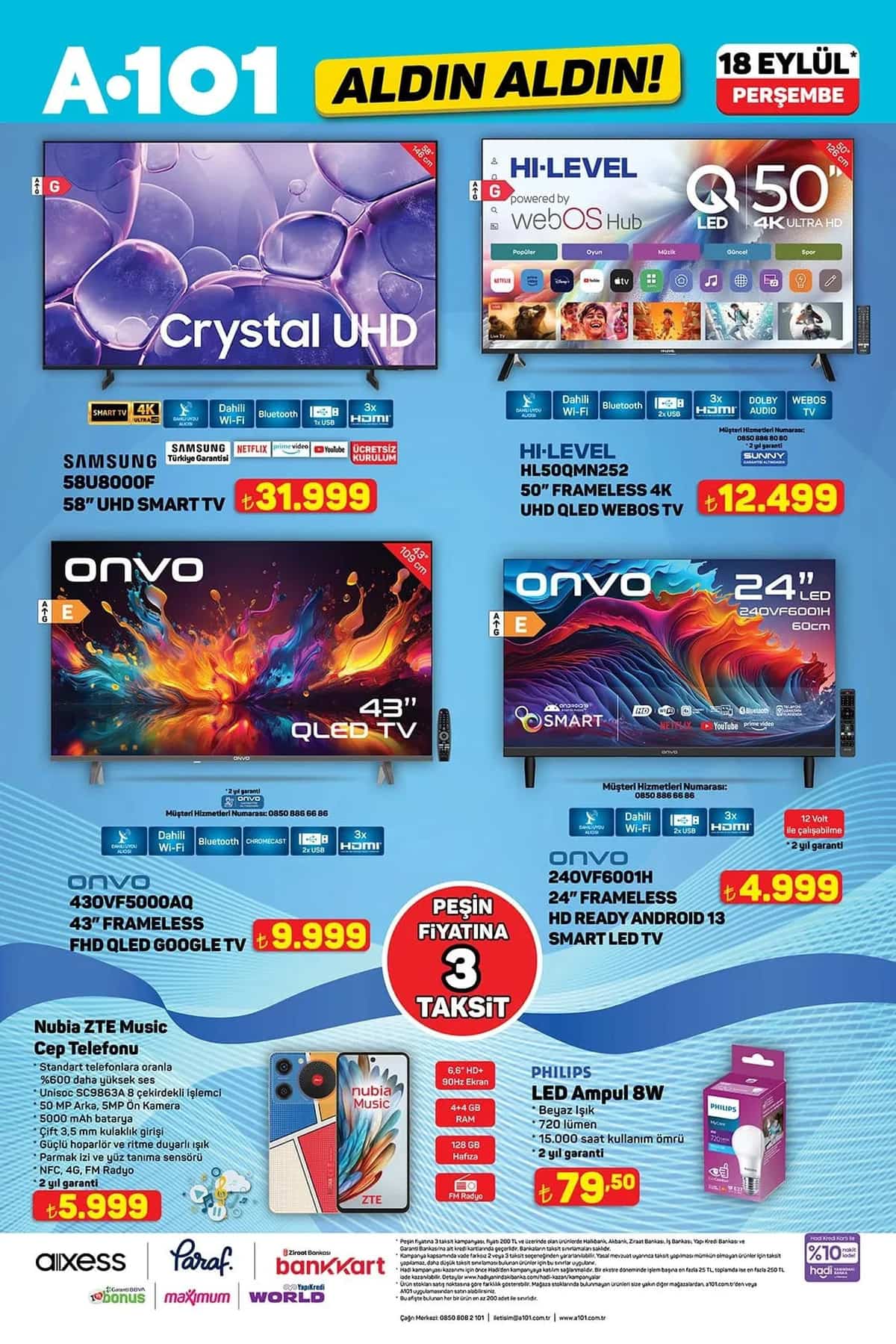 A101 18 eylul 2025 aktuel katalogu