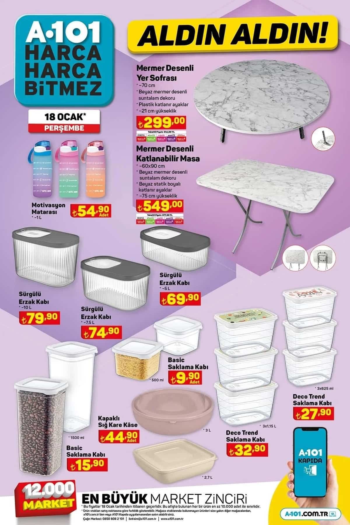 18 ocak A101 aldin aldin