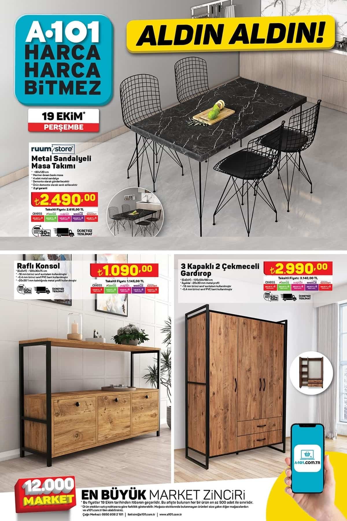 a101 katalog 19 ekim 2023