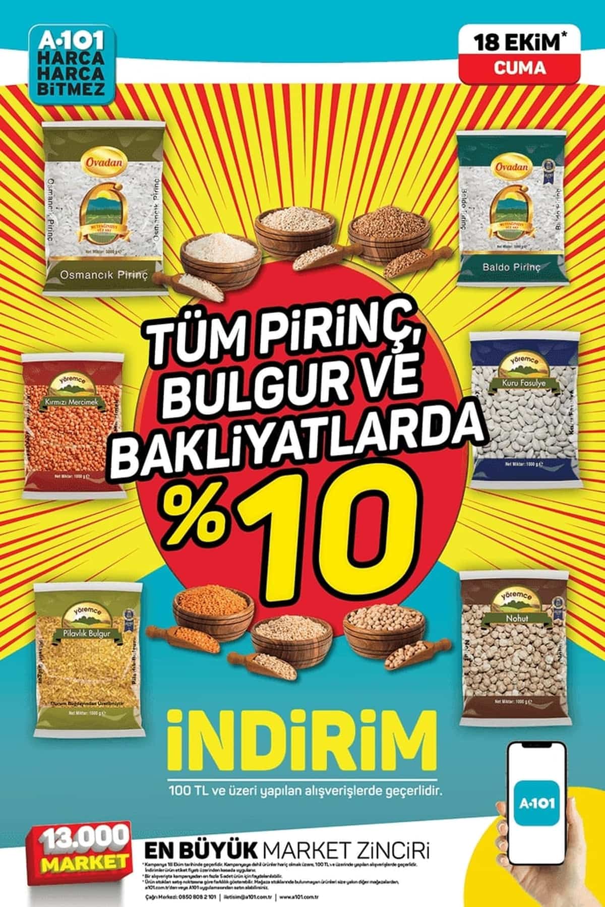 19 ekim A101 haftanın yıldızları