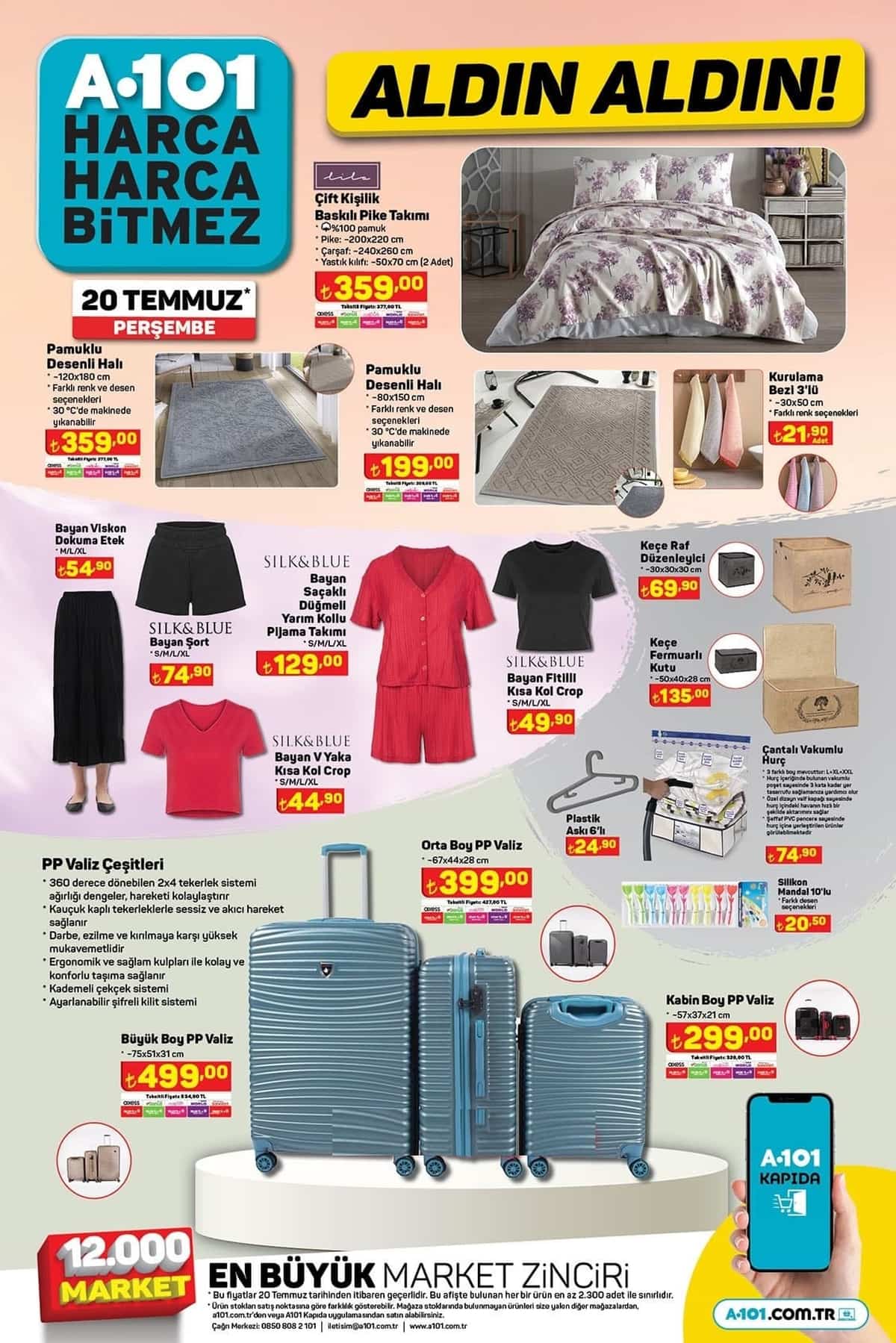 20 temmuz 2023 a101 kampanya