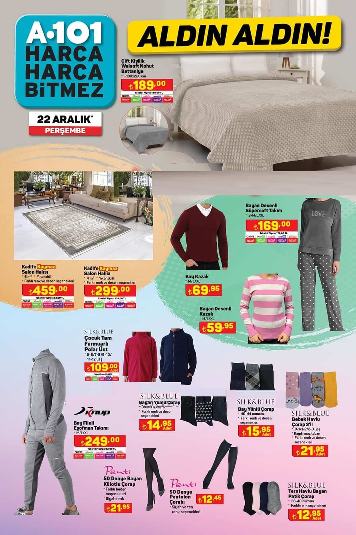 22 aralik 2022 a101 kampanya