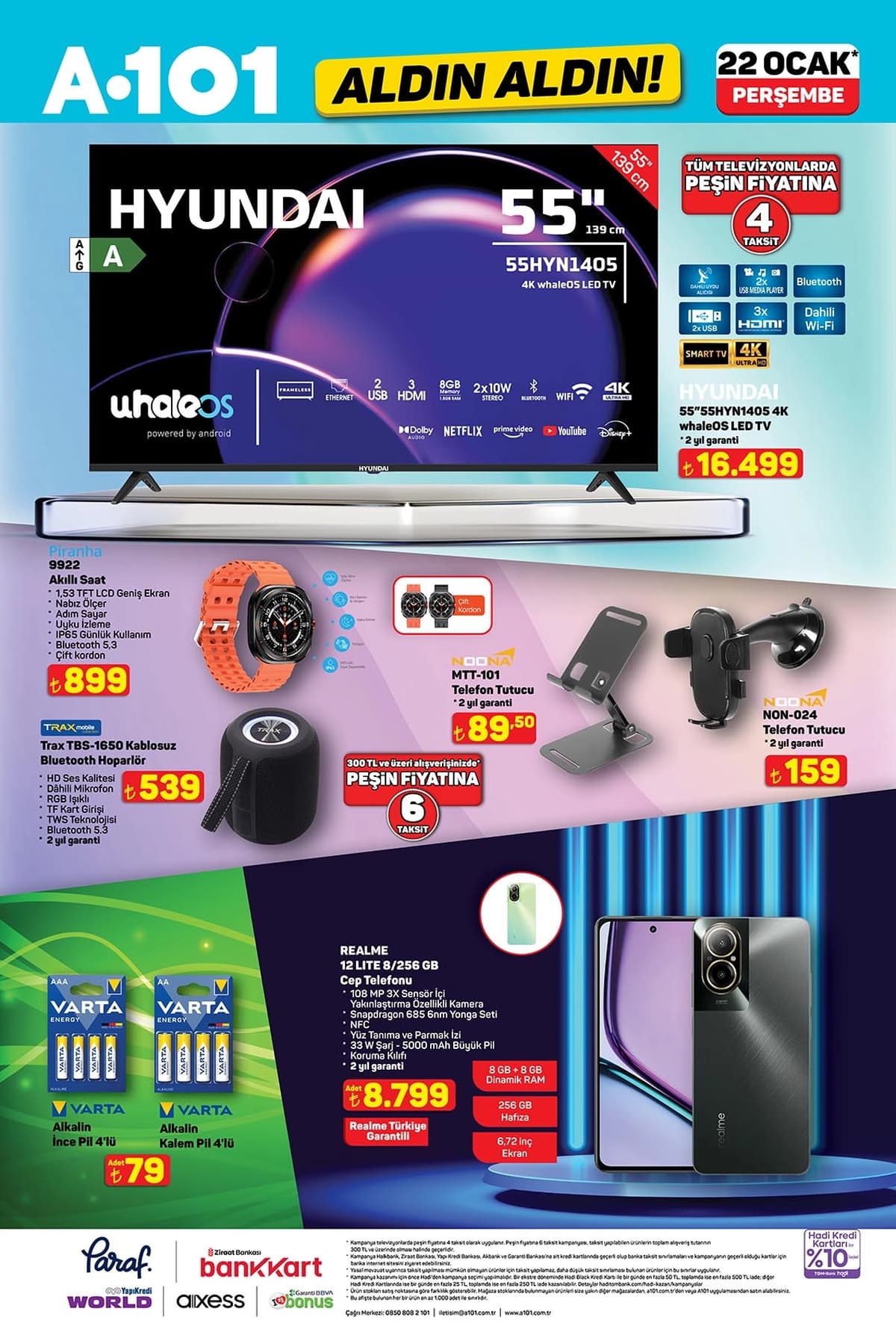 A101 22 ocak 2026 aktuel katalogu