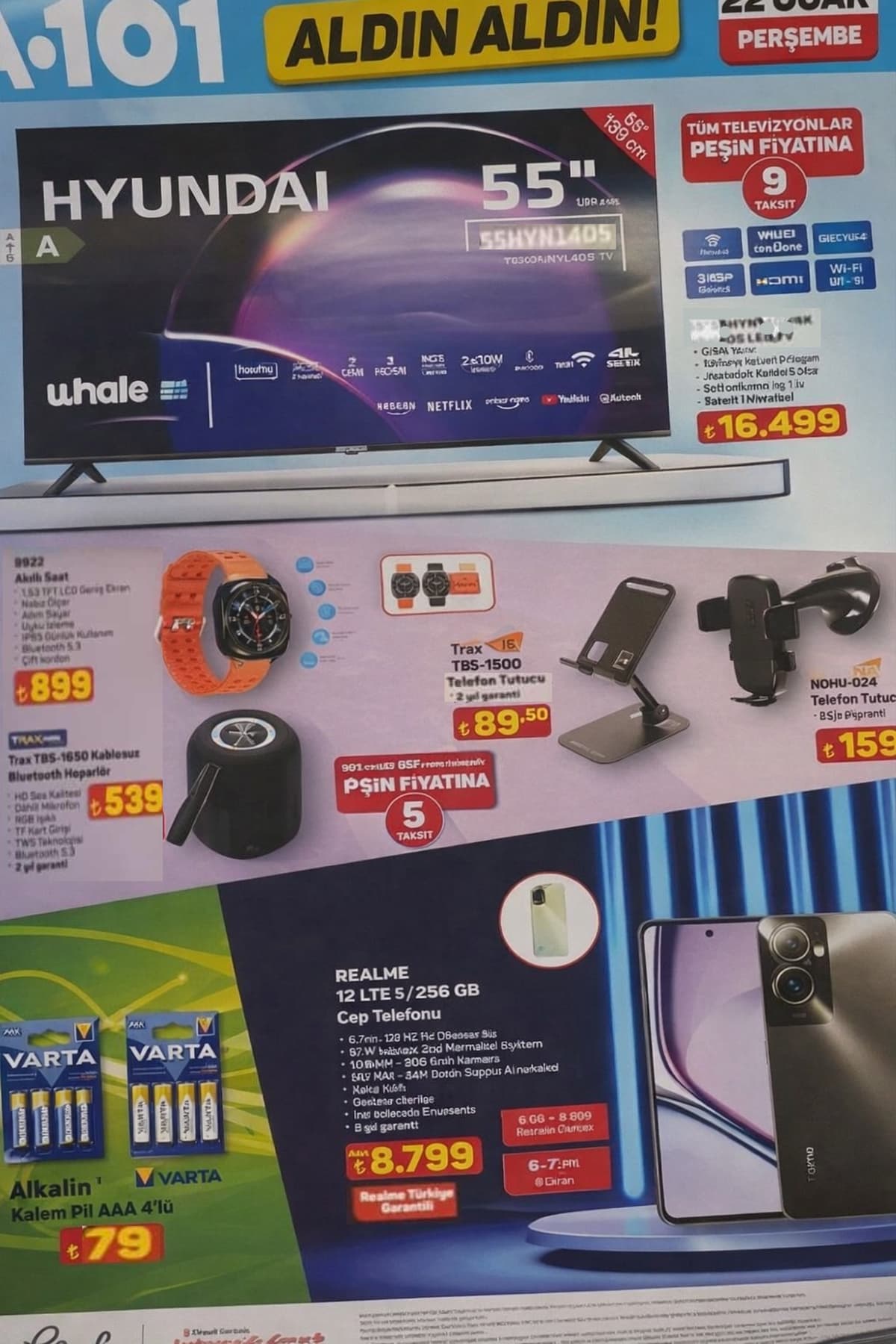 A101 22 ocak 2026 aktuel katalogu