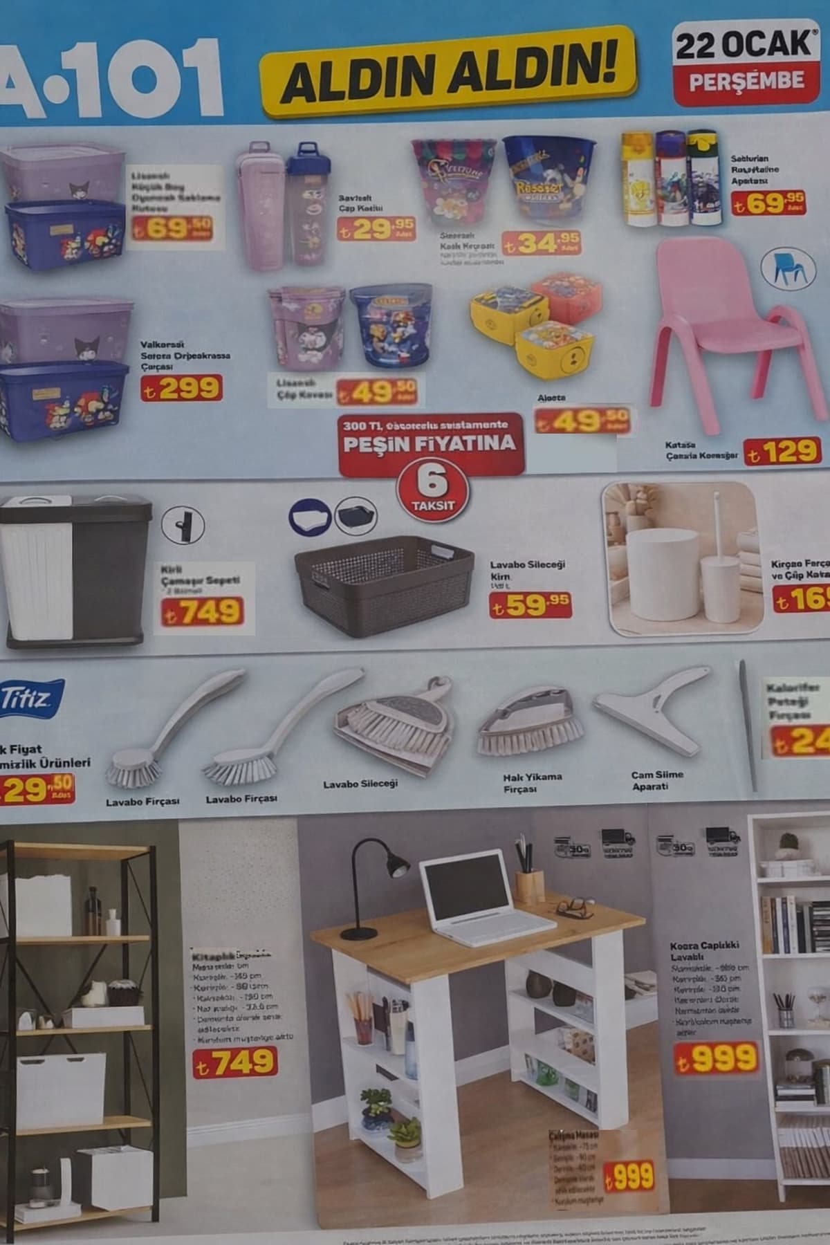 22 ocak 2026 A101 aktuel