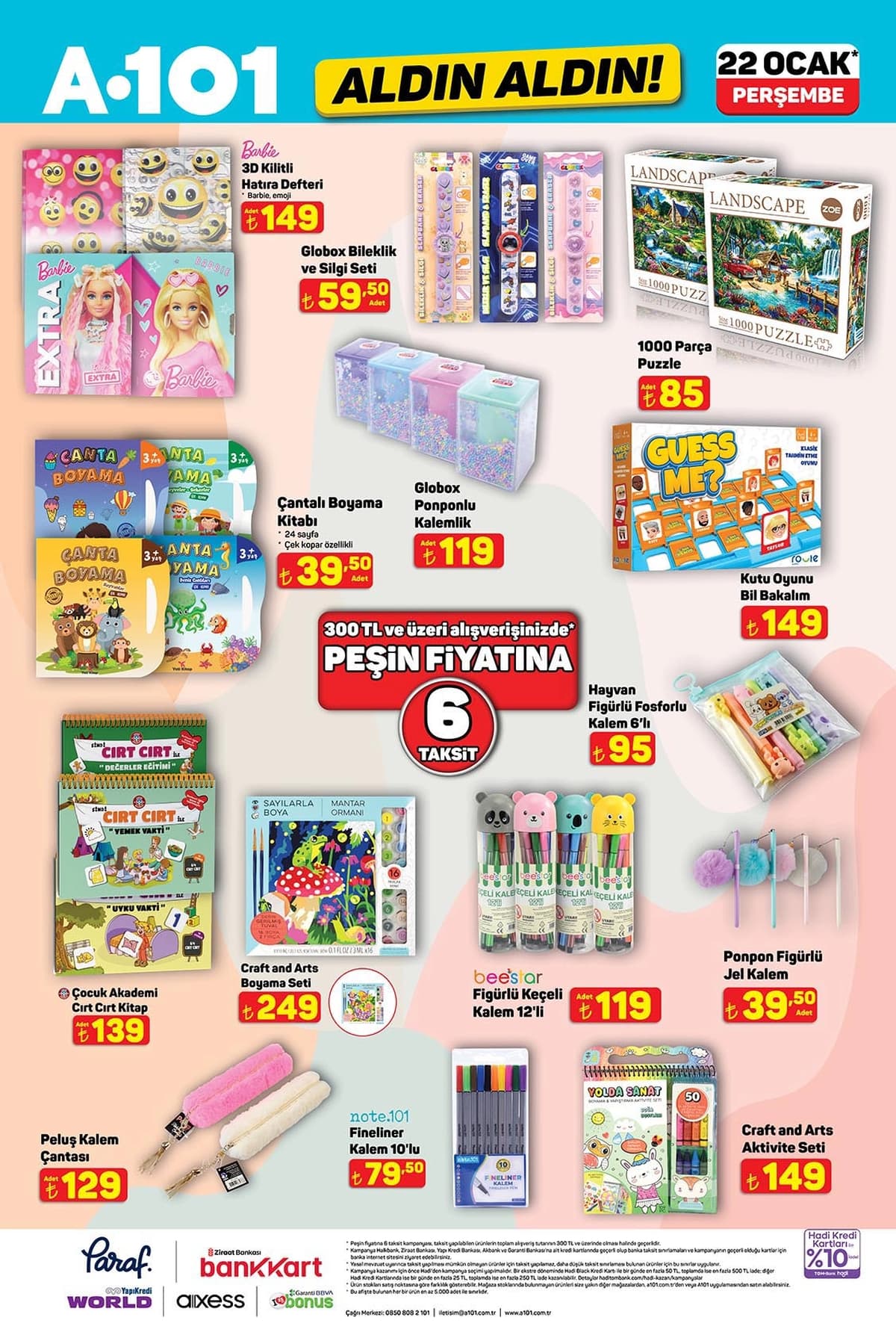22 ocak A101 aldin aldin