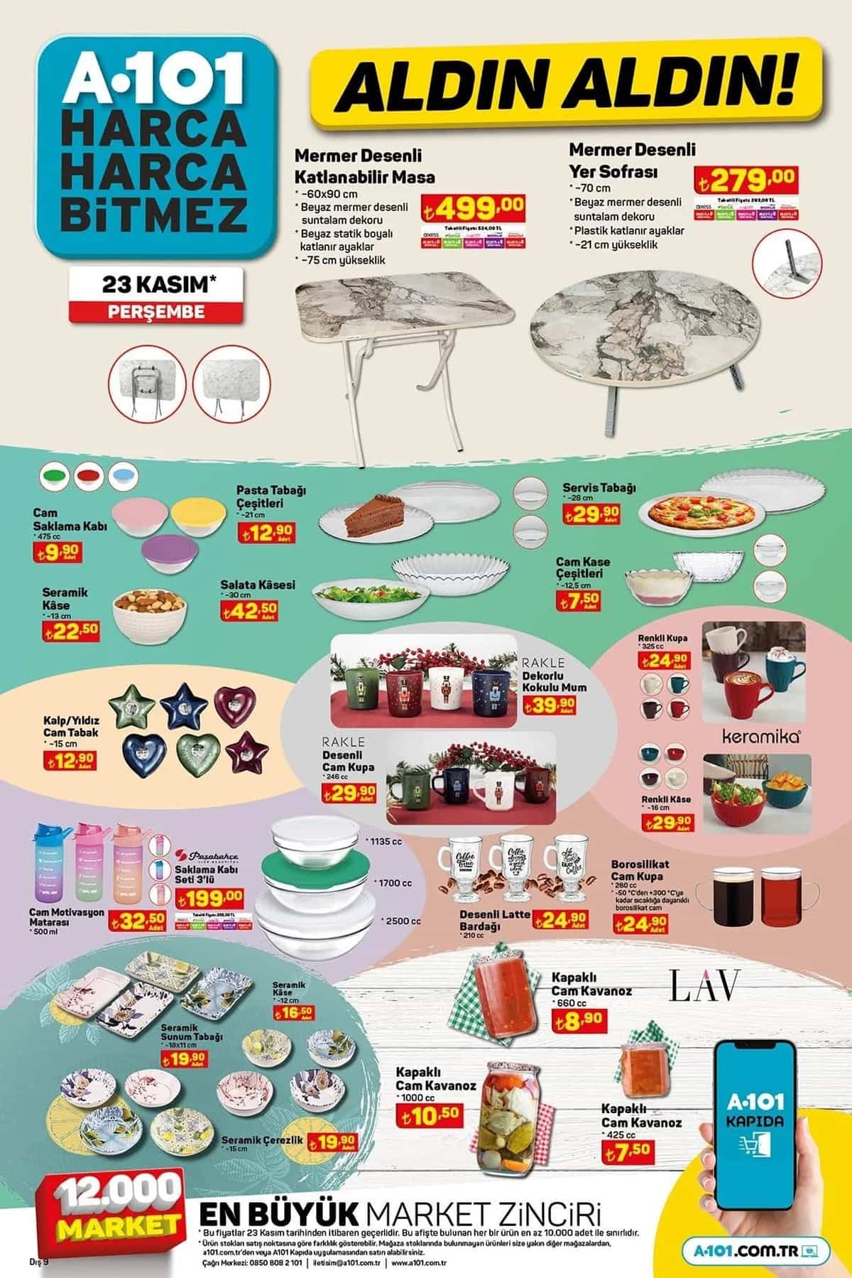 a101 katalog 23 kasim 2023