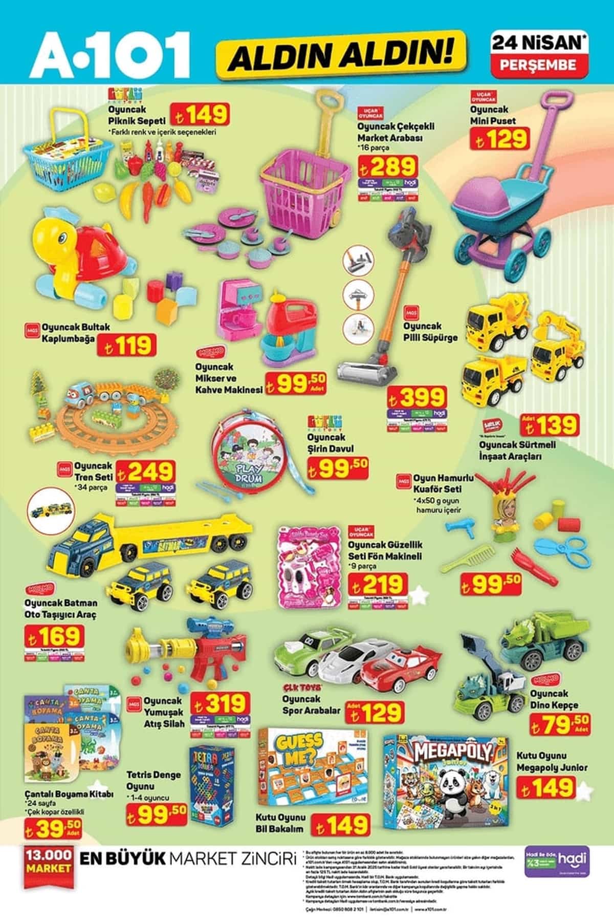 24 nisan A101 aldin aldin