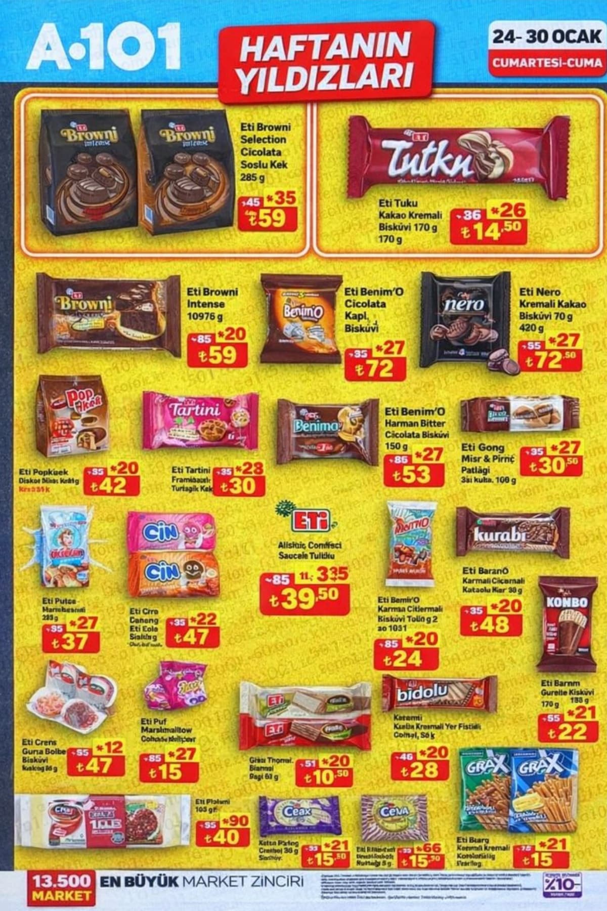 24 ocak 2026 A101 katalogu