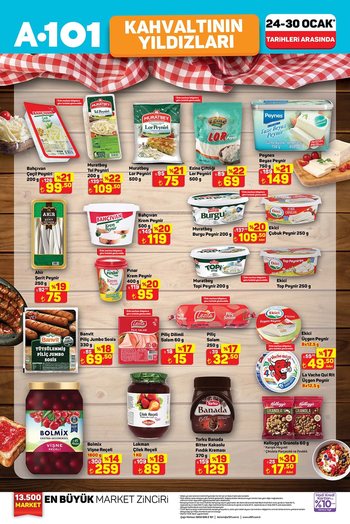 24 ocak 2026 A101 katalogu