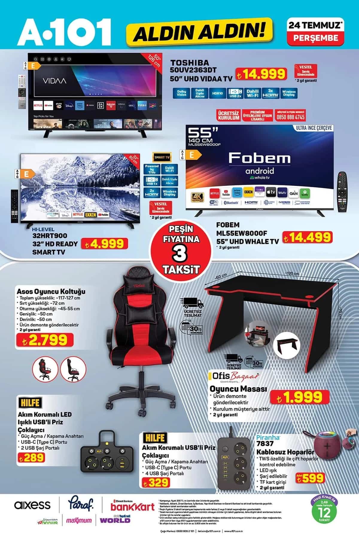 A101 24 temmuz 2025 aktuel katalog