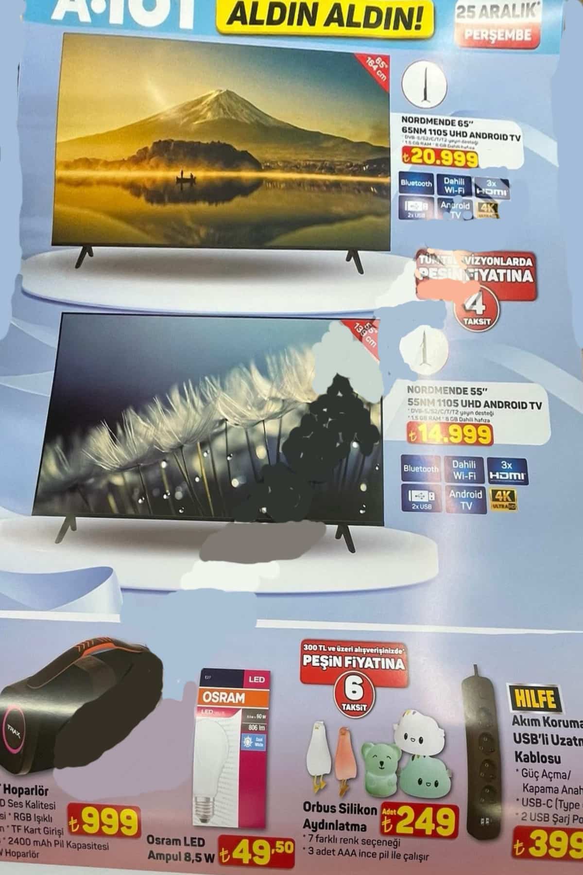 A101 25 aralik 2025 aktuel katalogu