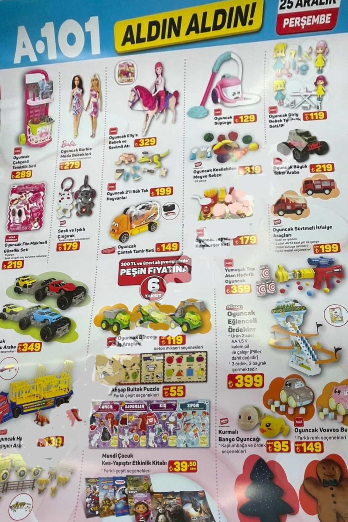 A101 brosur 25 aralik 2025