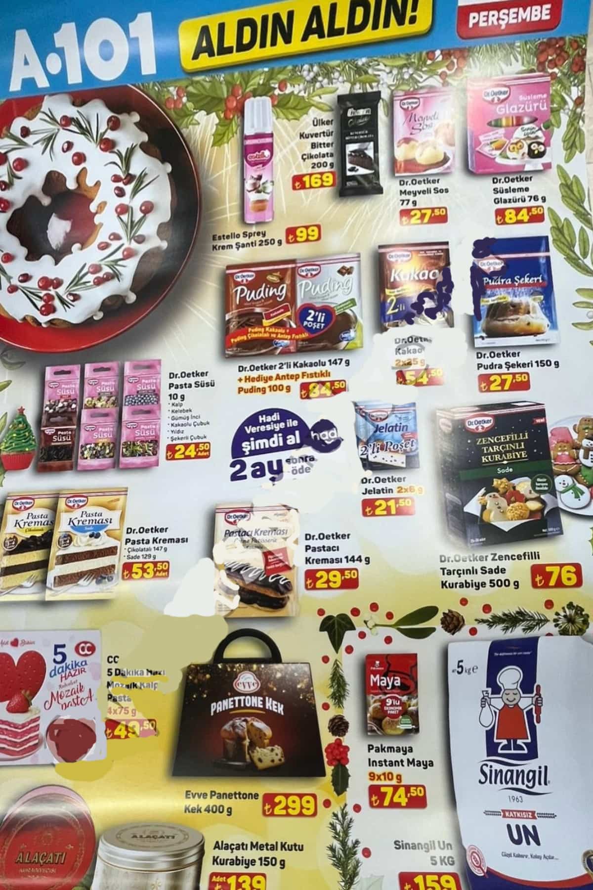 A101 kampanya 25 aralik 2025