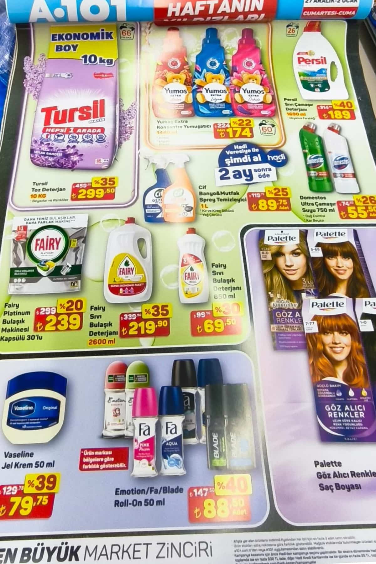 27 aralik 2025 A101 katalogu