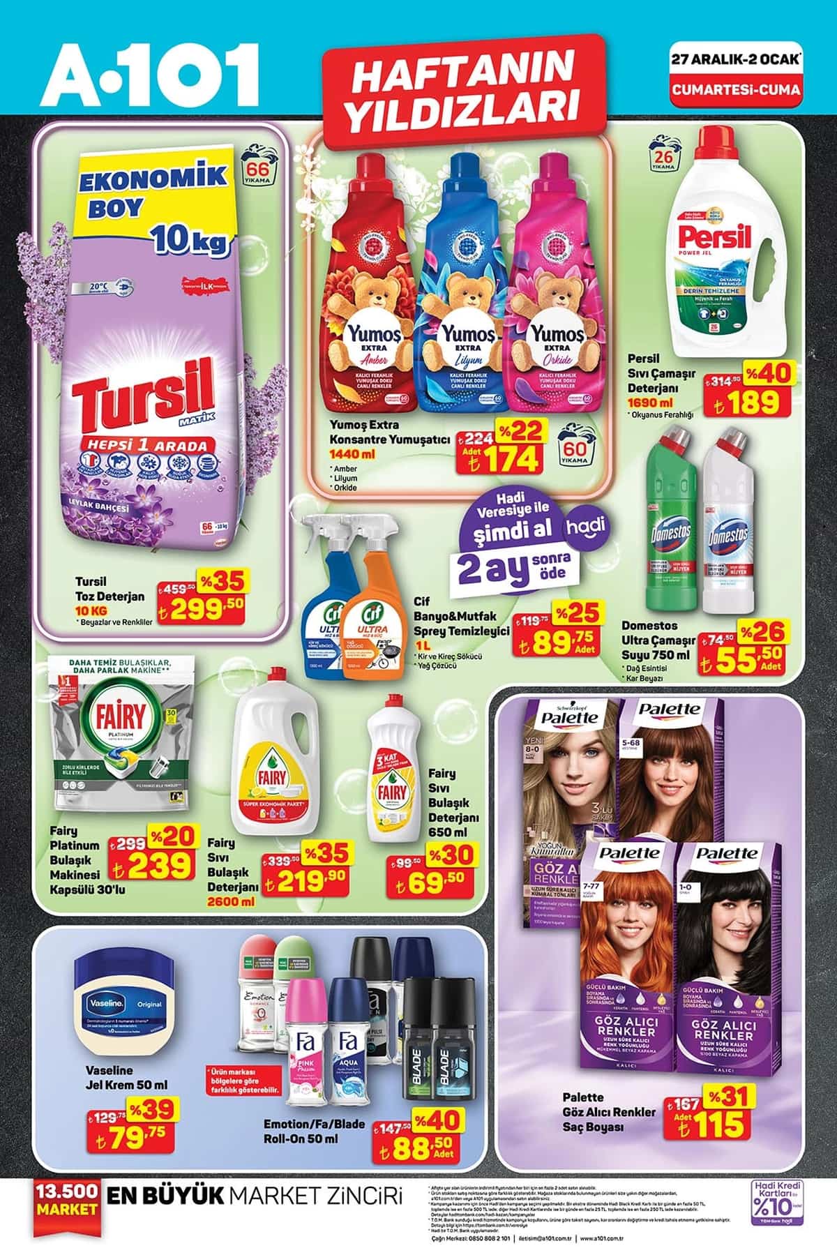 27 aralik 2025 A101 katalogu