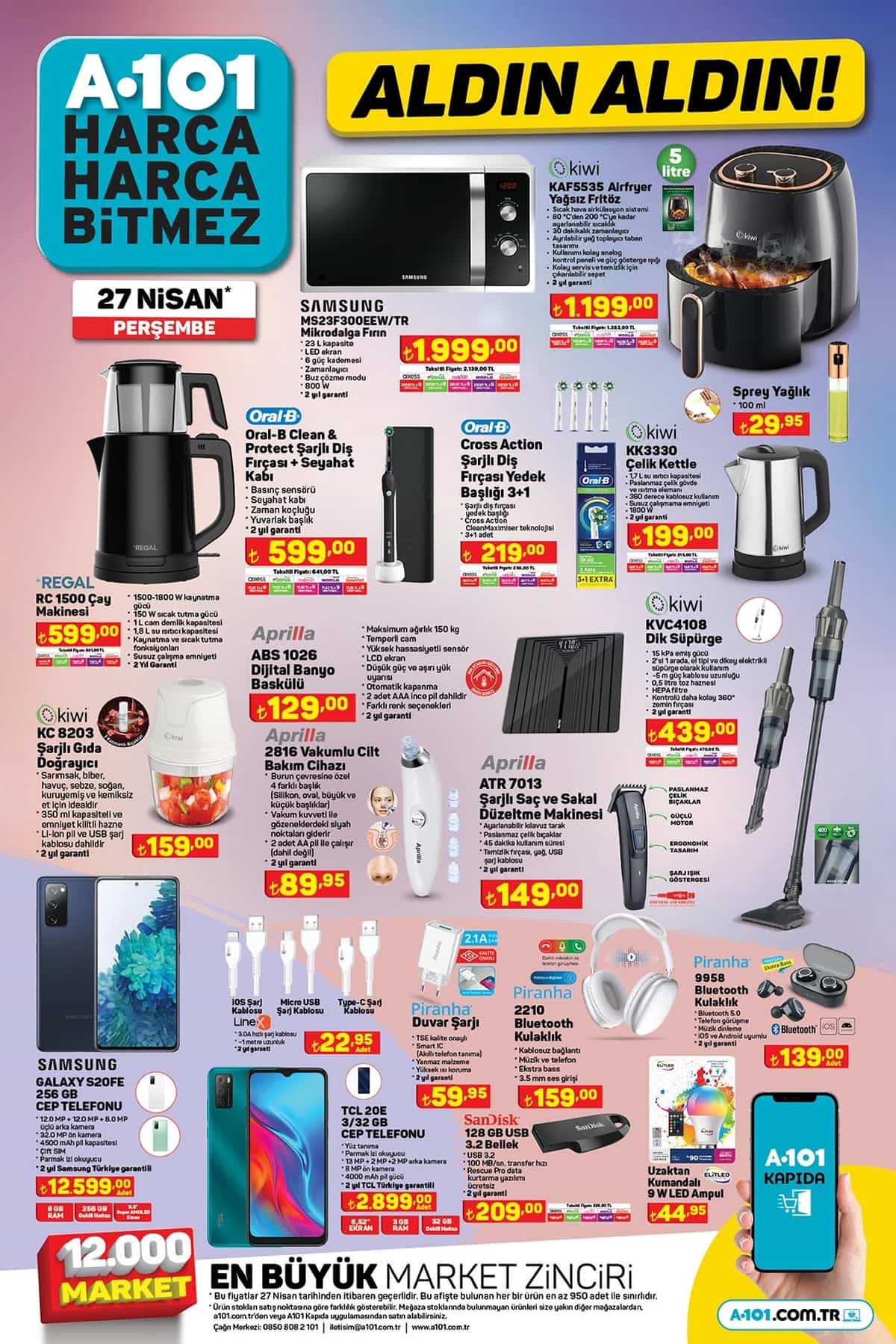 a101 27 nisan 2023 aktuel urunler