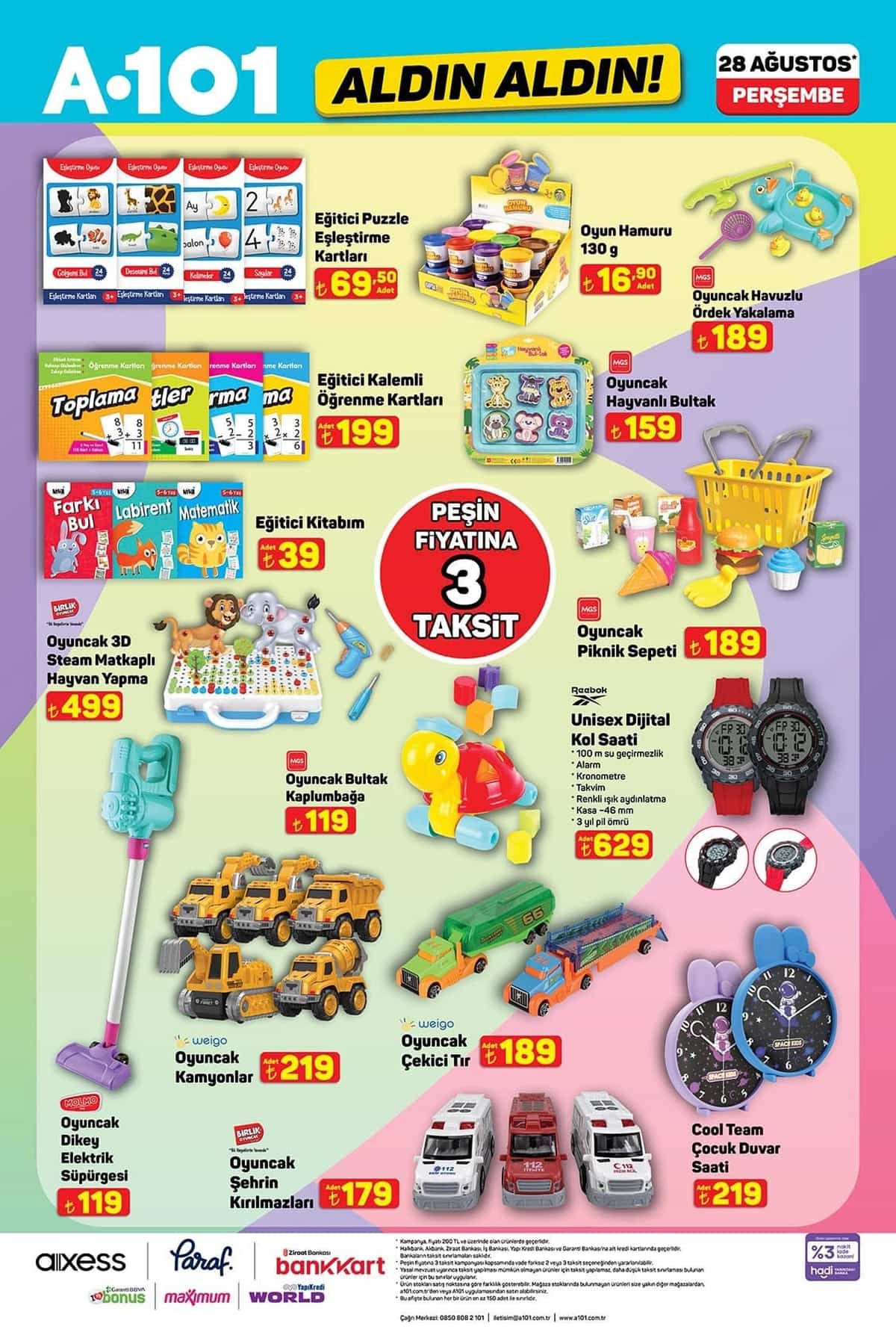A101 indirim 28 agustos