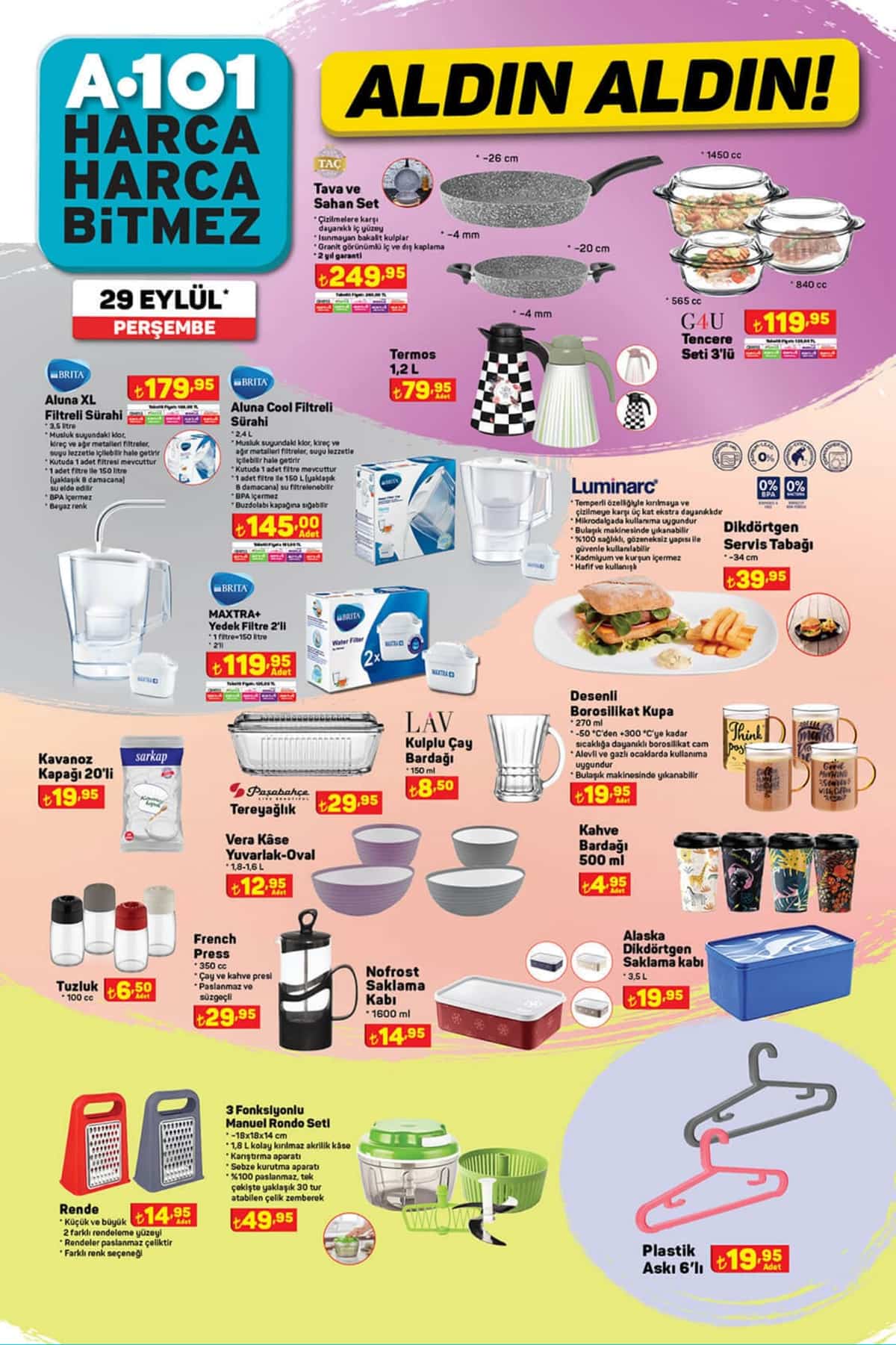 a101 katalog 29 eylul 2022