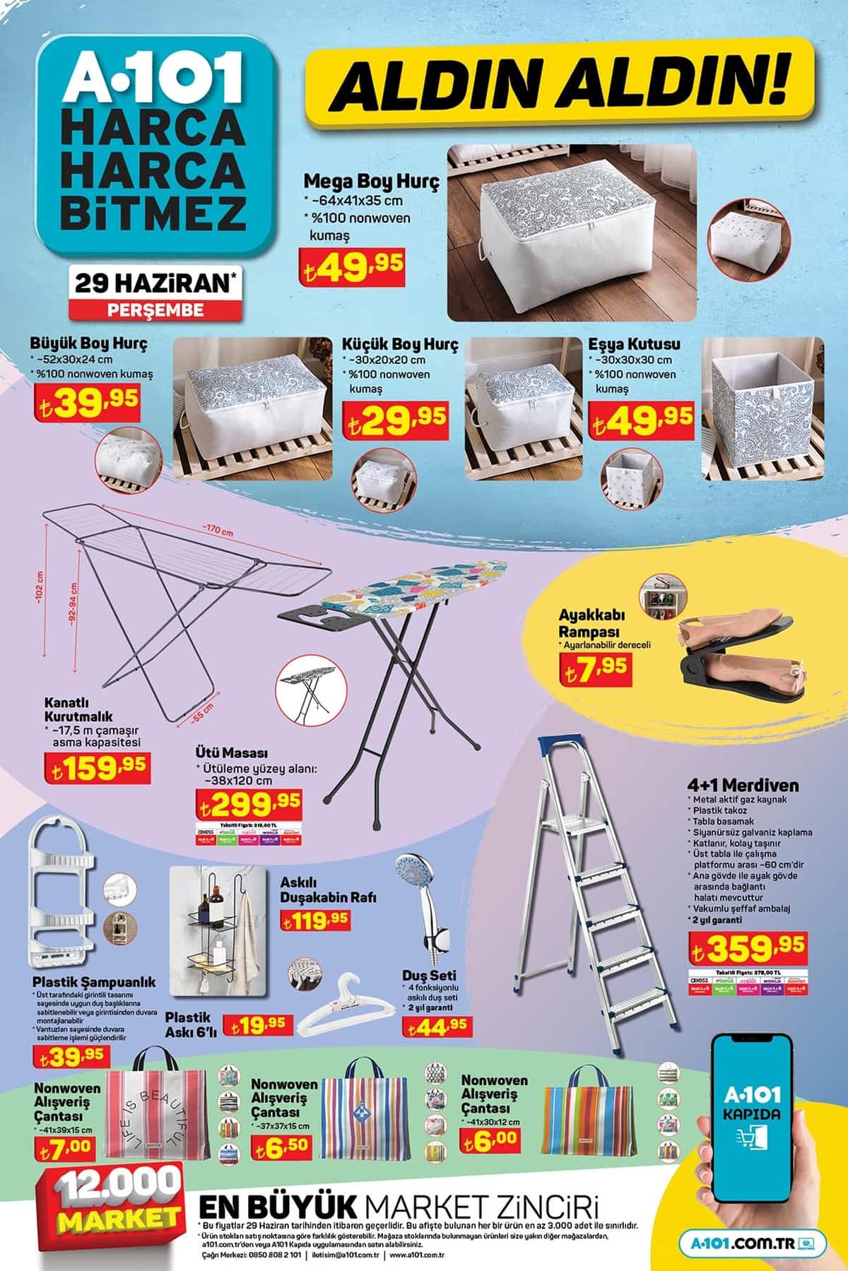 29 haziran A101 katalogu 2023