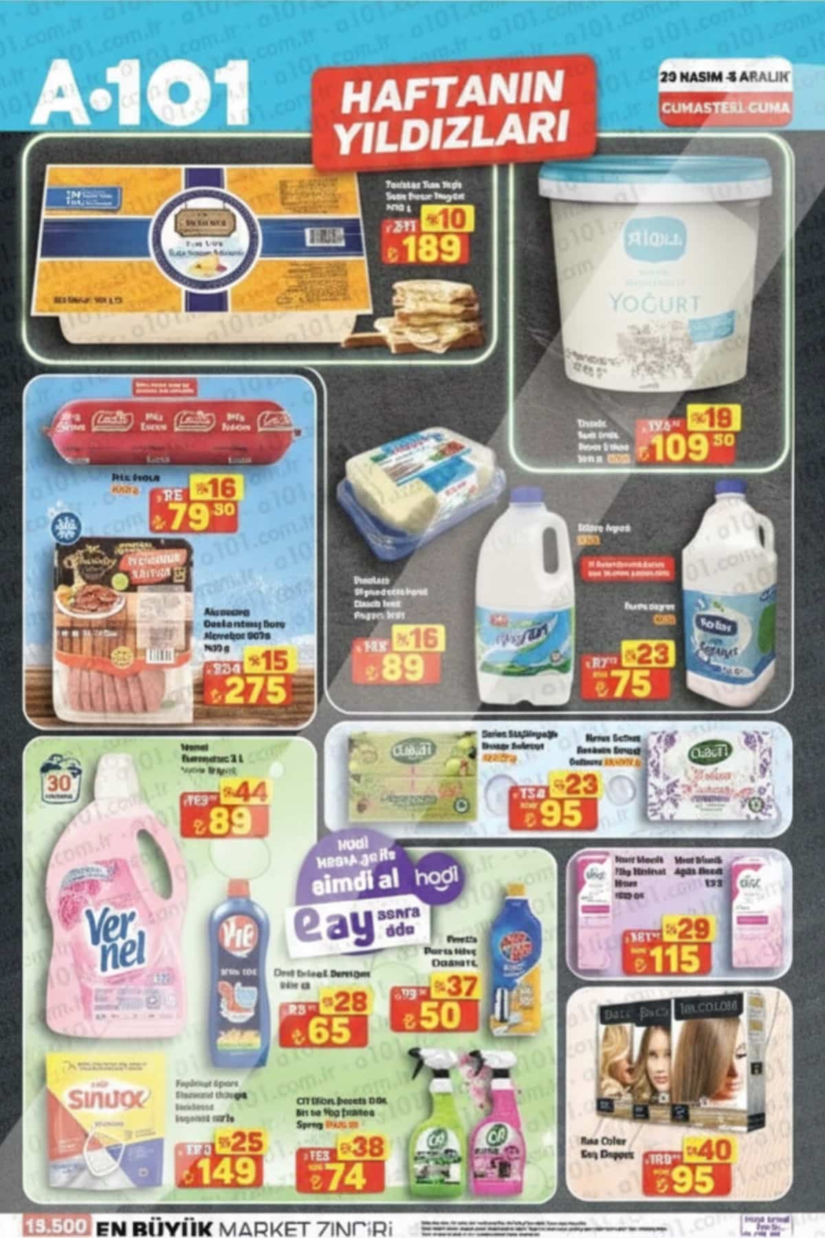 29 kasim 2025 A101 katalogu