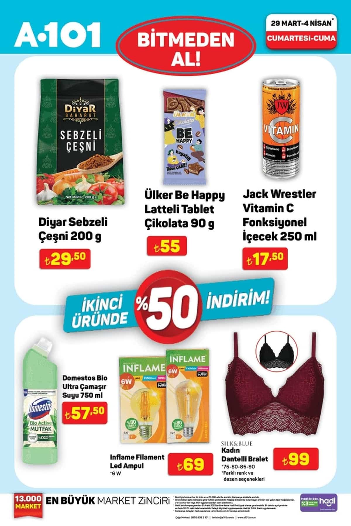 29 mart A101 haftanın yıldızları