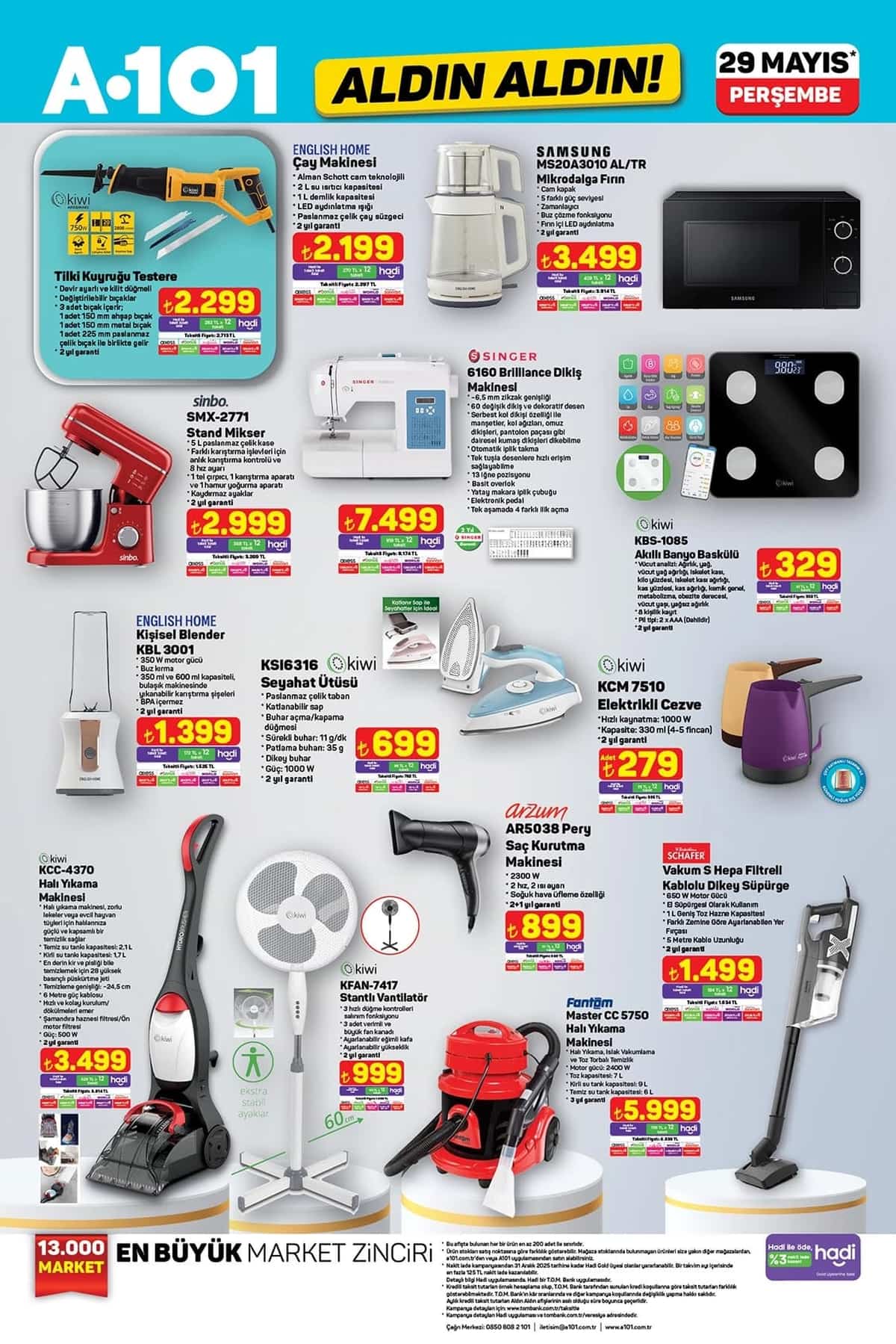 A101 29 Mayis 2025 Aktгњel гњrгњnler Kataloдћu