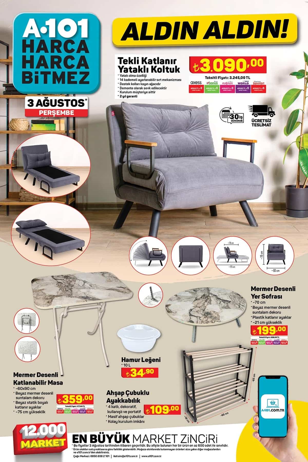 a101 katalog 3 agustos 2023
