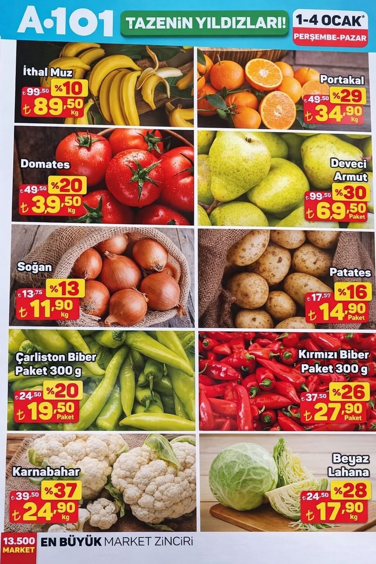 3 ocak 2026 A101 aktuel