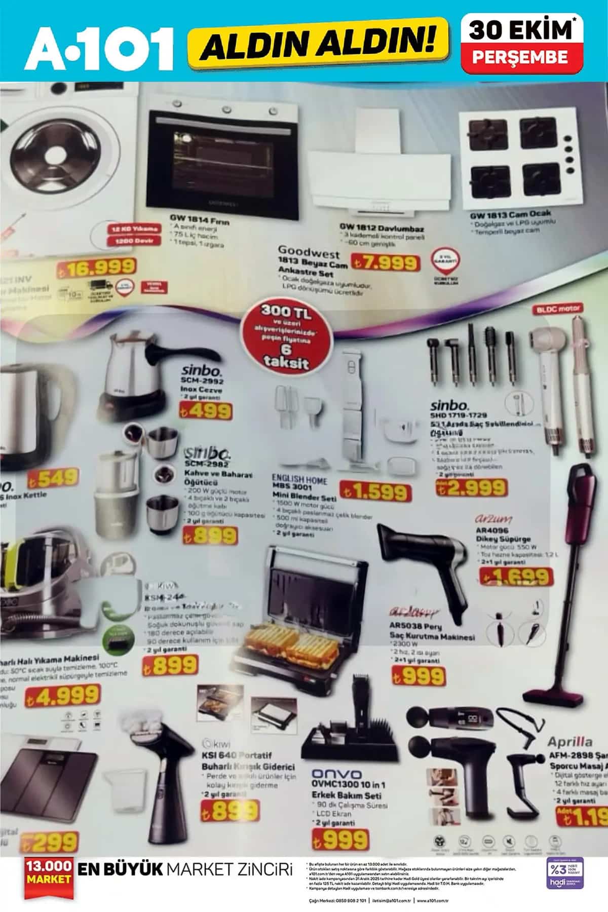 30 ekim 2025 A101 katalogu