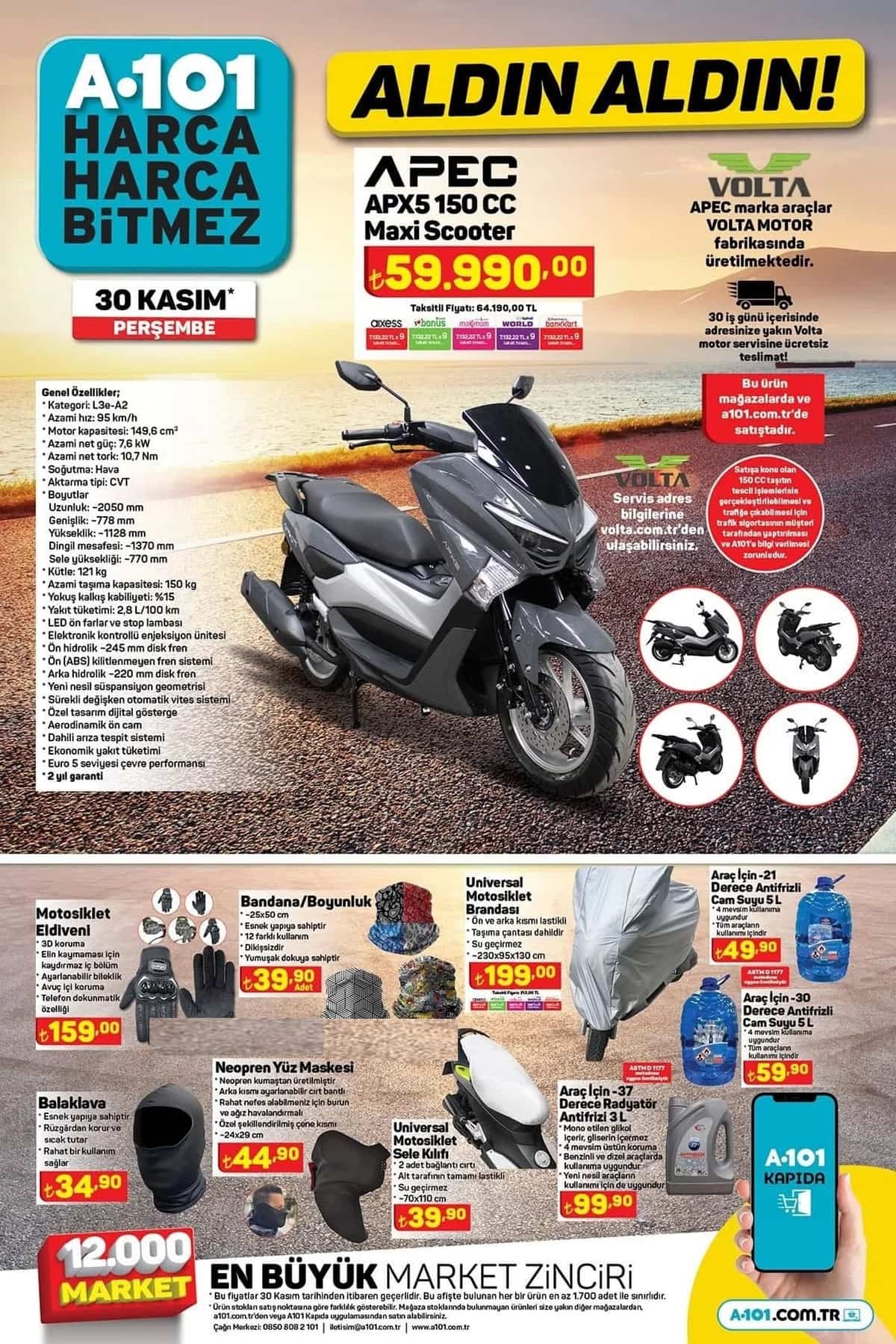 30 kasim 2023 a101 aktuel