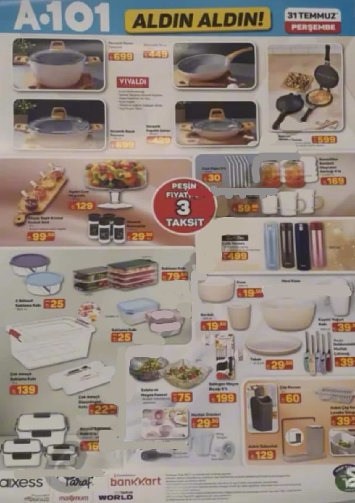 A101 aktuel 31 temmuz 2025