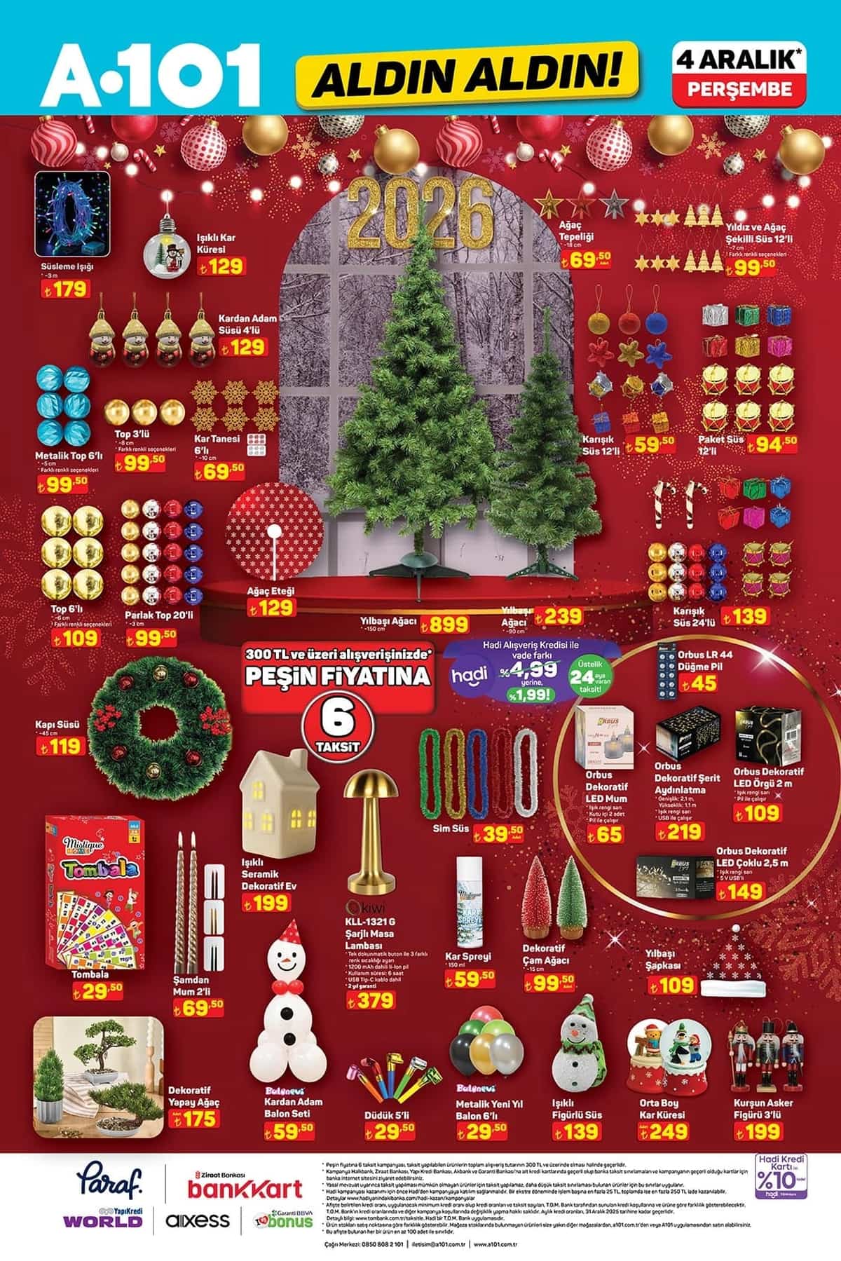 A101 aktuel 4 aralik 2025