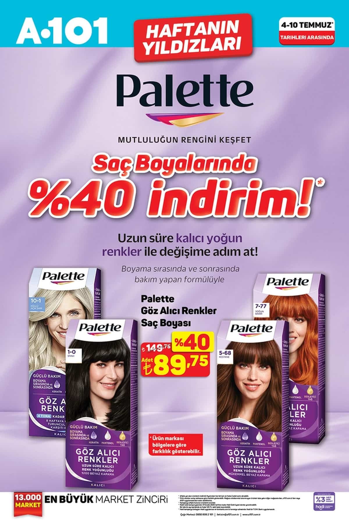 4 temmuz A101 haftanin yildizlari