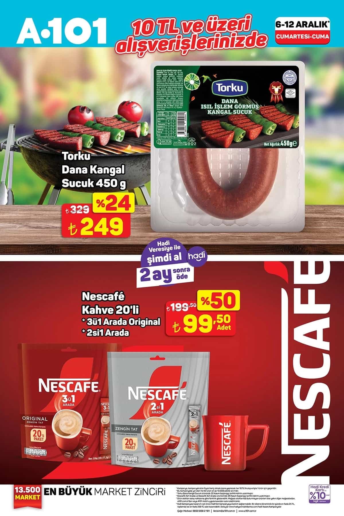 6 aralik 2025 A101 aktuel