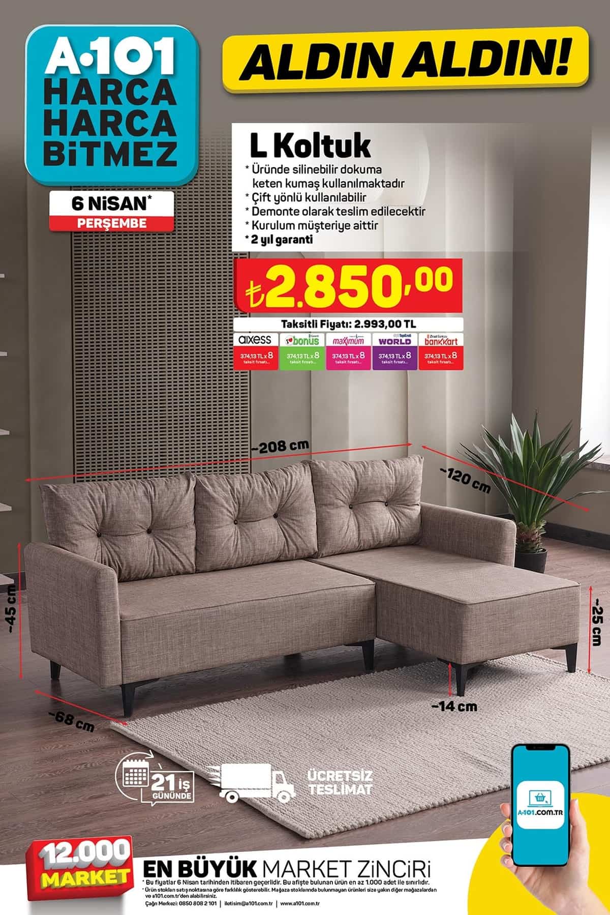 a101 indirim 6 nisan 2023